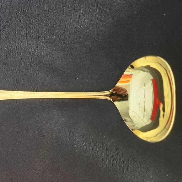 Vintage Hollyberry, Hollyday Gold Plated Retroneu Punch Ladle NIB - Picture 4 of 7